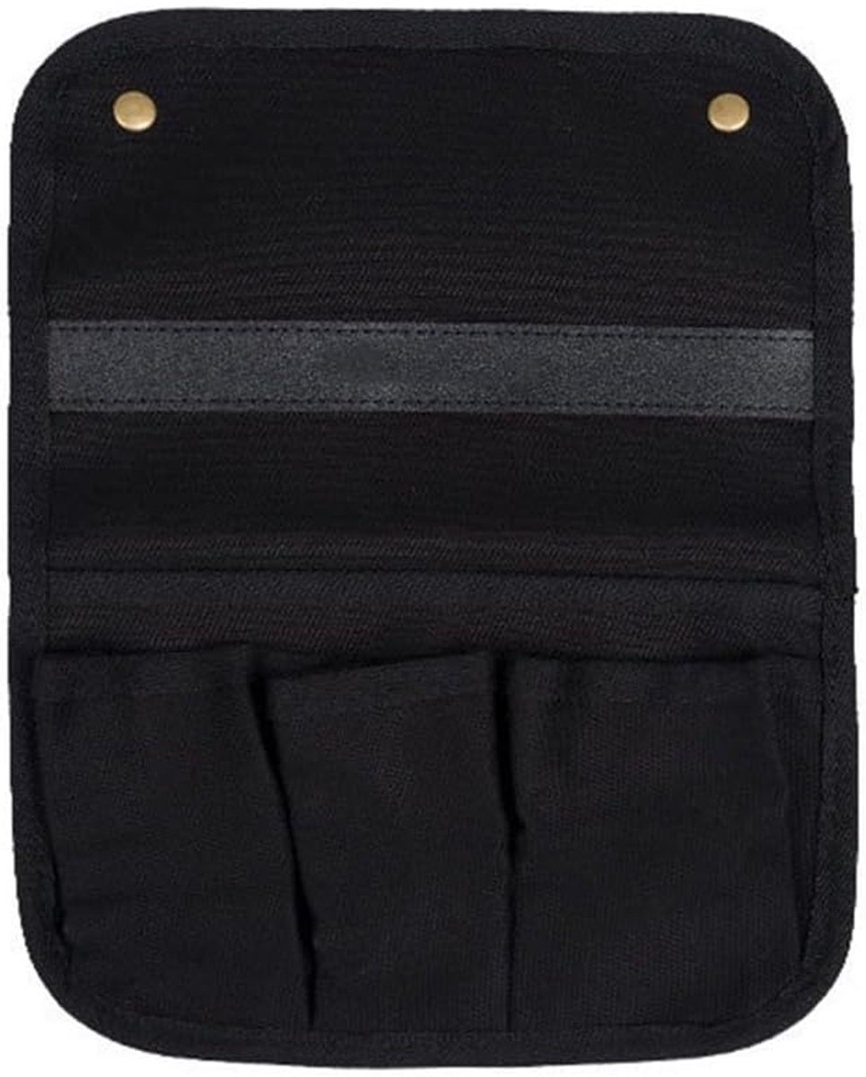 Armleuningtas voor alle weersomstandigheden voor outdoor campingstoelen, verbetert uw ervaring (is zwart)