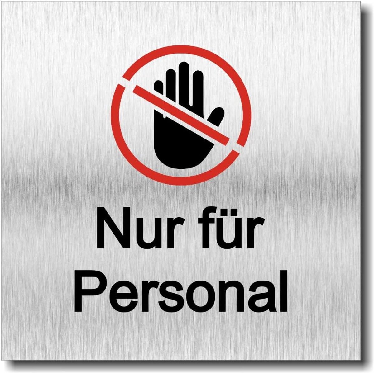 Alleen persoonlijke uv-druk 12 x 12 cm - 3 mm aluminium composiet - Made in Germany verwarmingsruimte