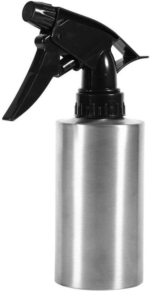 Spuitfles voor planten en bloemen - Roestvrijstalen watersproeier van 250 ml - Leeg reservoir - Handige reinigingsoplossing