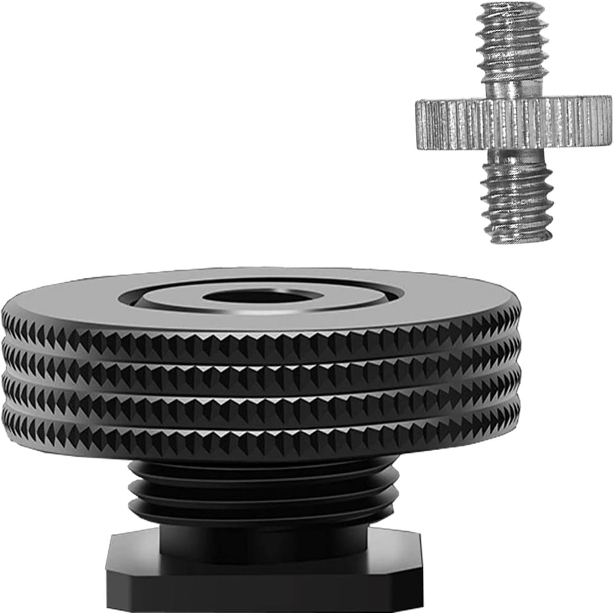 1/4 "binnendraad naar hot shoe adapter, Atmoshue Hot Shoe Mount Adapter voor Magic Arm, Video Light, Monitor
