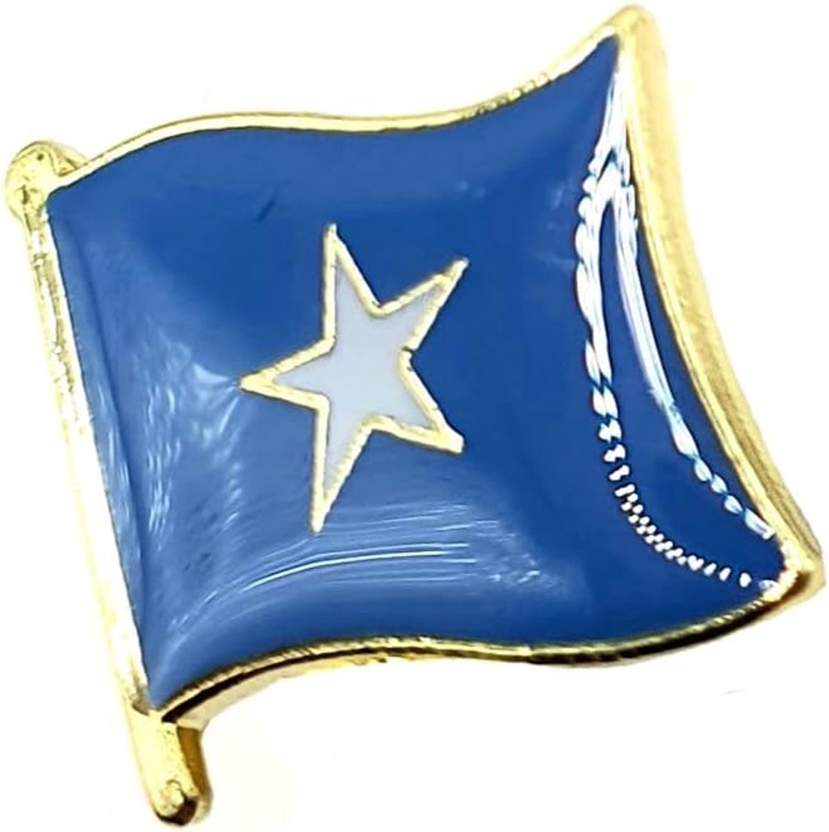 Somalische Afrika Afrikaanse metalen land vlag Pin Badge, Metaal