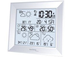 Technoline Weerstation WD 2000 Met thermometer en hygrometer Met 1 buitensensor tot 30 m Zilver