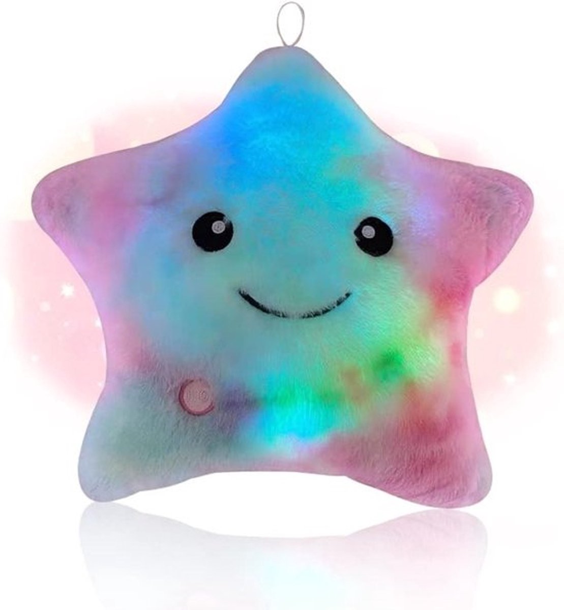 Verlicht stervormig kussen - Voor kinderen - Decoratief stervormig kussen - Voor meisjes - Slaapkameraccessoire