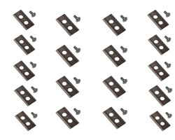 Roestvrijstalen mes van 18 x 3,6 cm voor de robotmaaier Worx Landroid WA0176 (X30Cr13-staal)