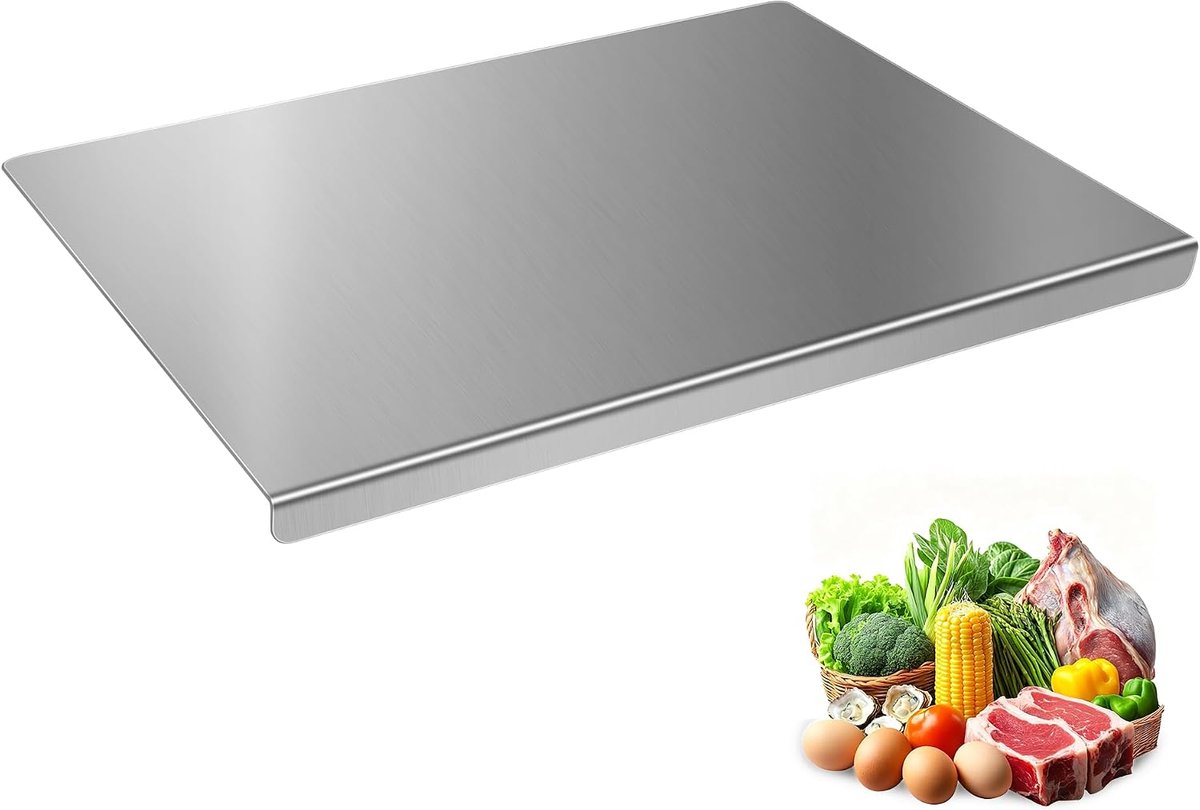 Snijplank 40x30 cm met Aanslagrand voor Keuken, 1 stuk