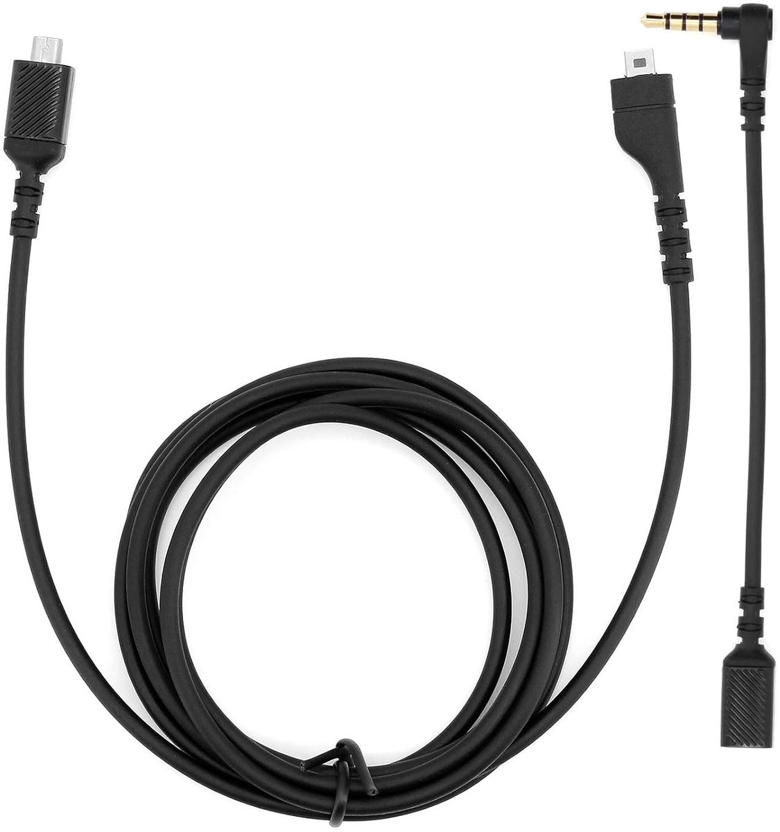 Vervangende Audiokabel voor Gaming Headsets met 3.5mm Adapter - Geschikt voor Arctis 3, 5 en 7 - 1.5M Lengte, Hoogwaardige Geluidskwaliteit, Duurzaam Ontwerp