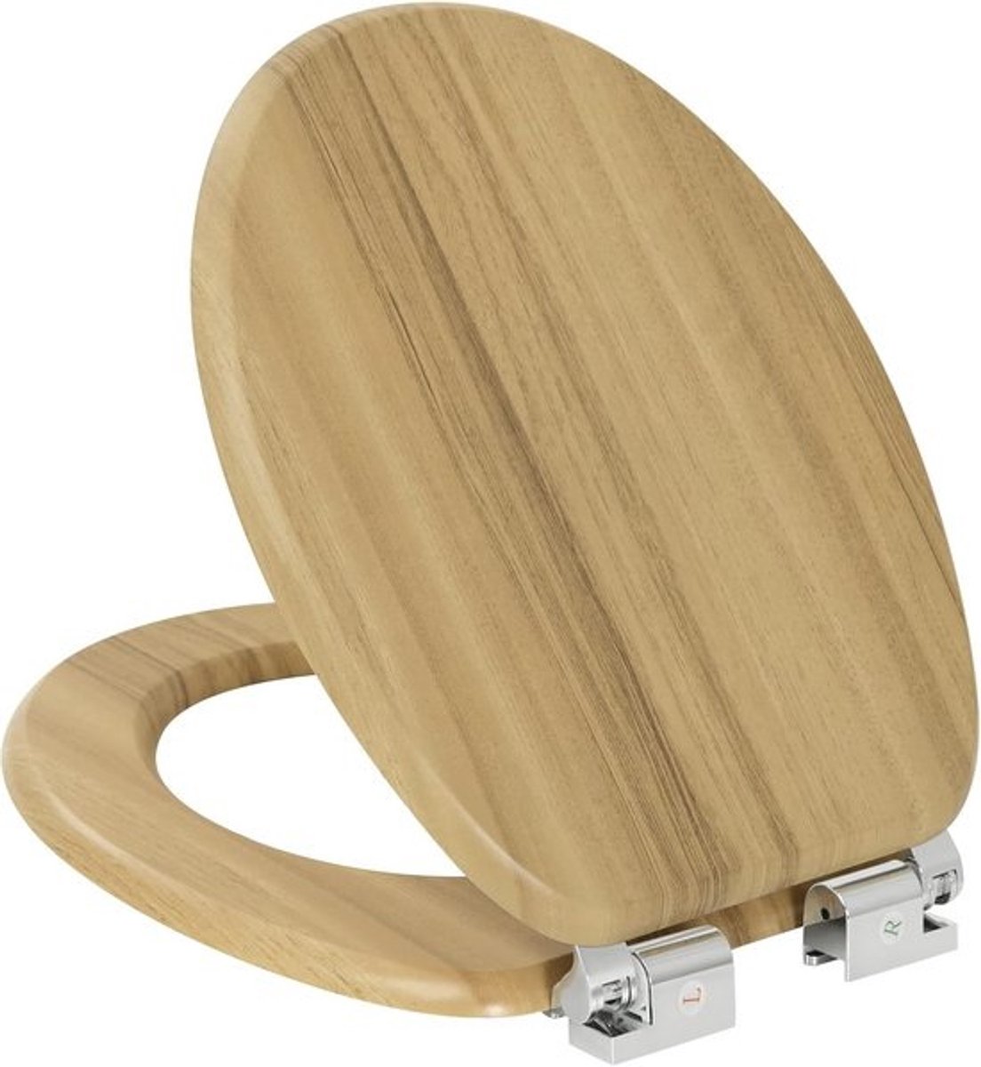 Wc-bril - Met softclose - Antibacteriële MDF-kern - Universele montage