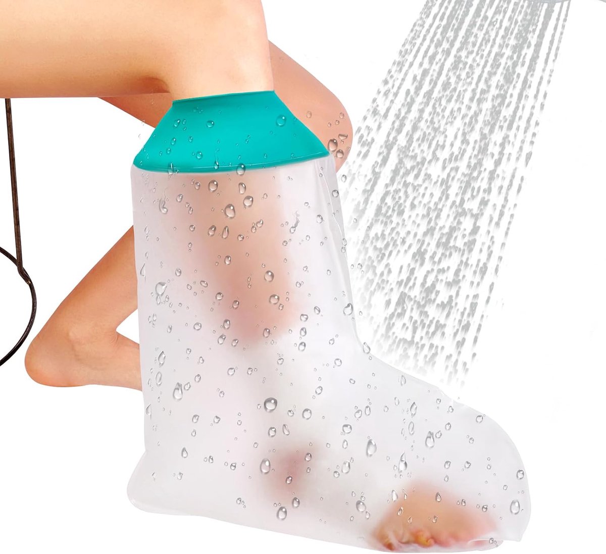 Gipsverbanden voor de benen, waterdichte enkellaarzen, voet