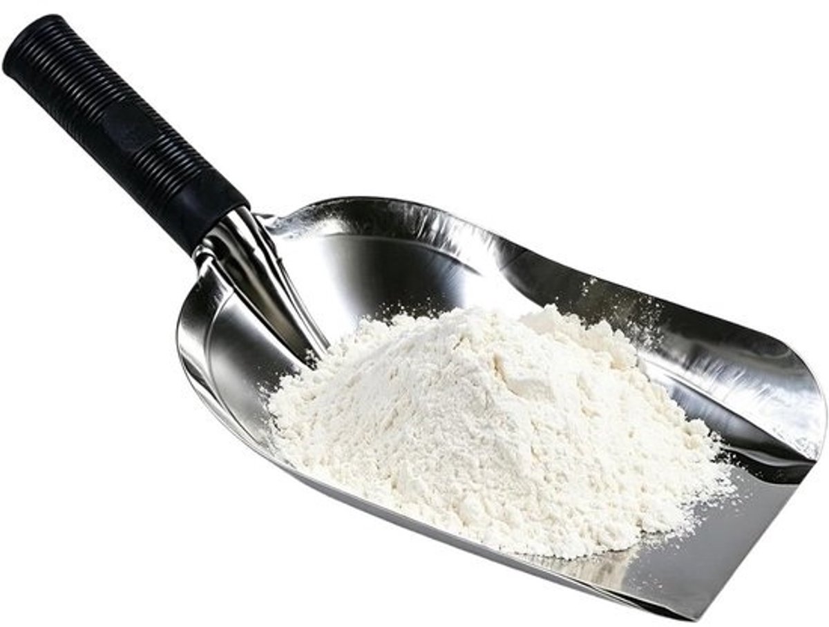 Zware tuinschep - Handspaan voor grond - Voor tuinwerkzaamheden - Versterkt roestvrij staal - 30 x 14 cm - Metaal