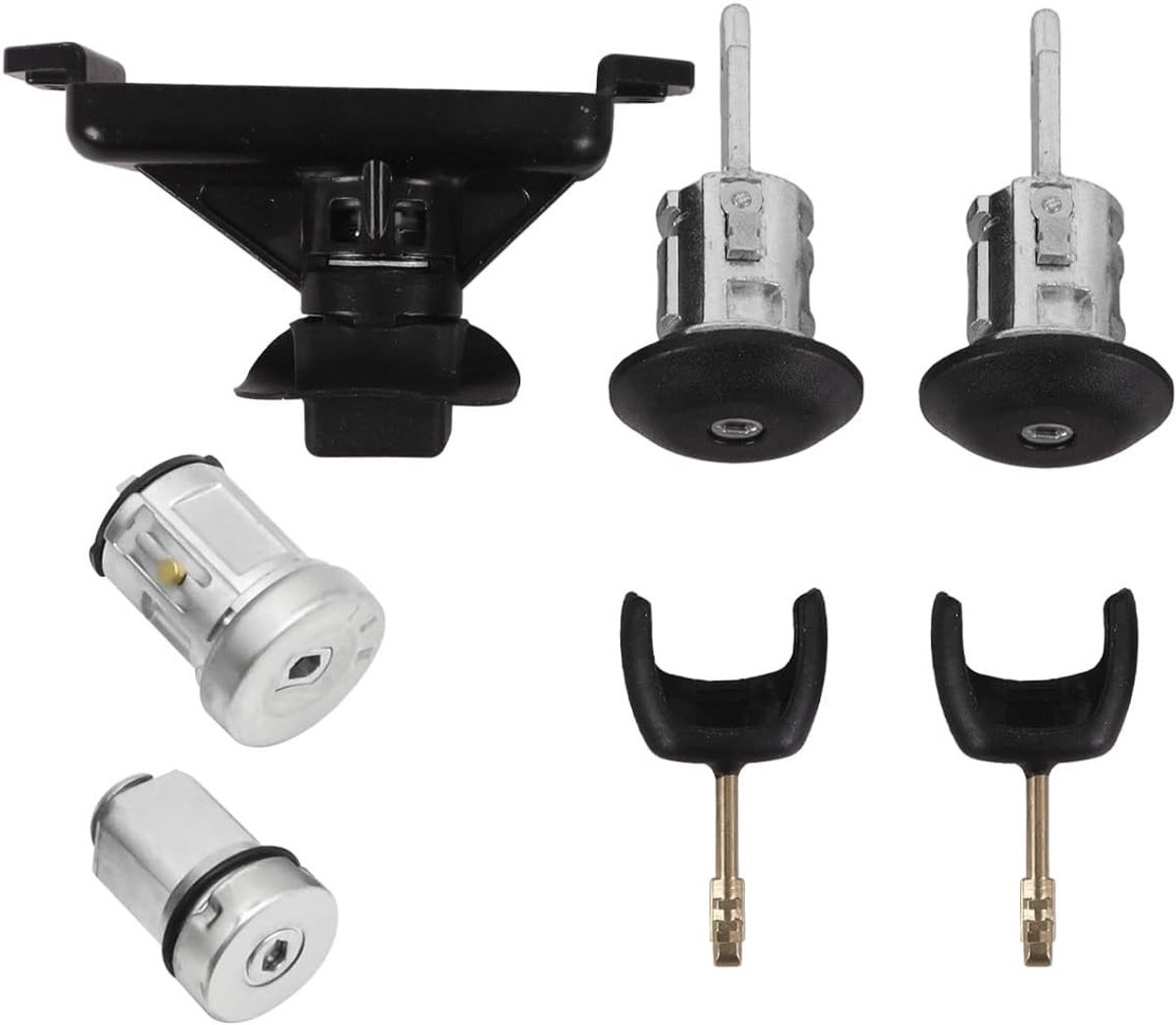 Deurvergrendelingsset voor Motorkap - Vervangingsonderdeel voor MK7 2006-2011, Betrouwbare Beveiliging en Eenvoudige Installatie