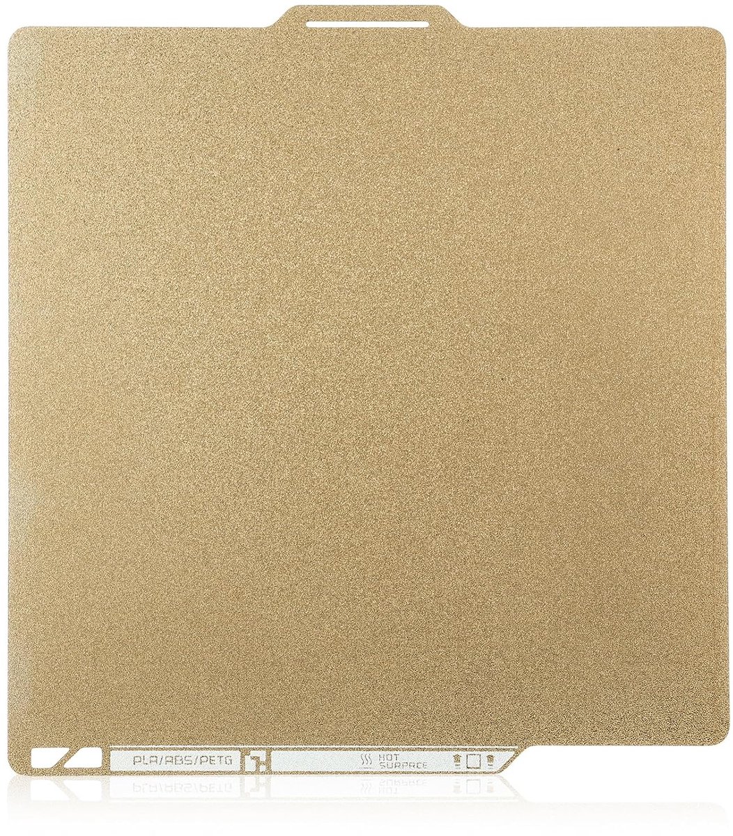 Printplaat 257 x 257 mm printplaat voor Bambulab Lab P2S X1 X1C X1E A1 P1P P1S, matte gestructureerde 3D-printerplatforms met 0,7 mm veerstalen plaatbasis (1 stuk)