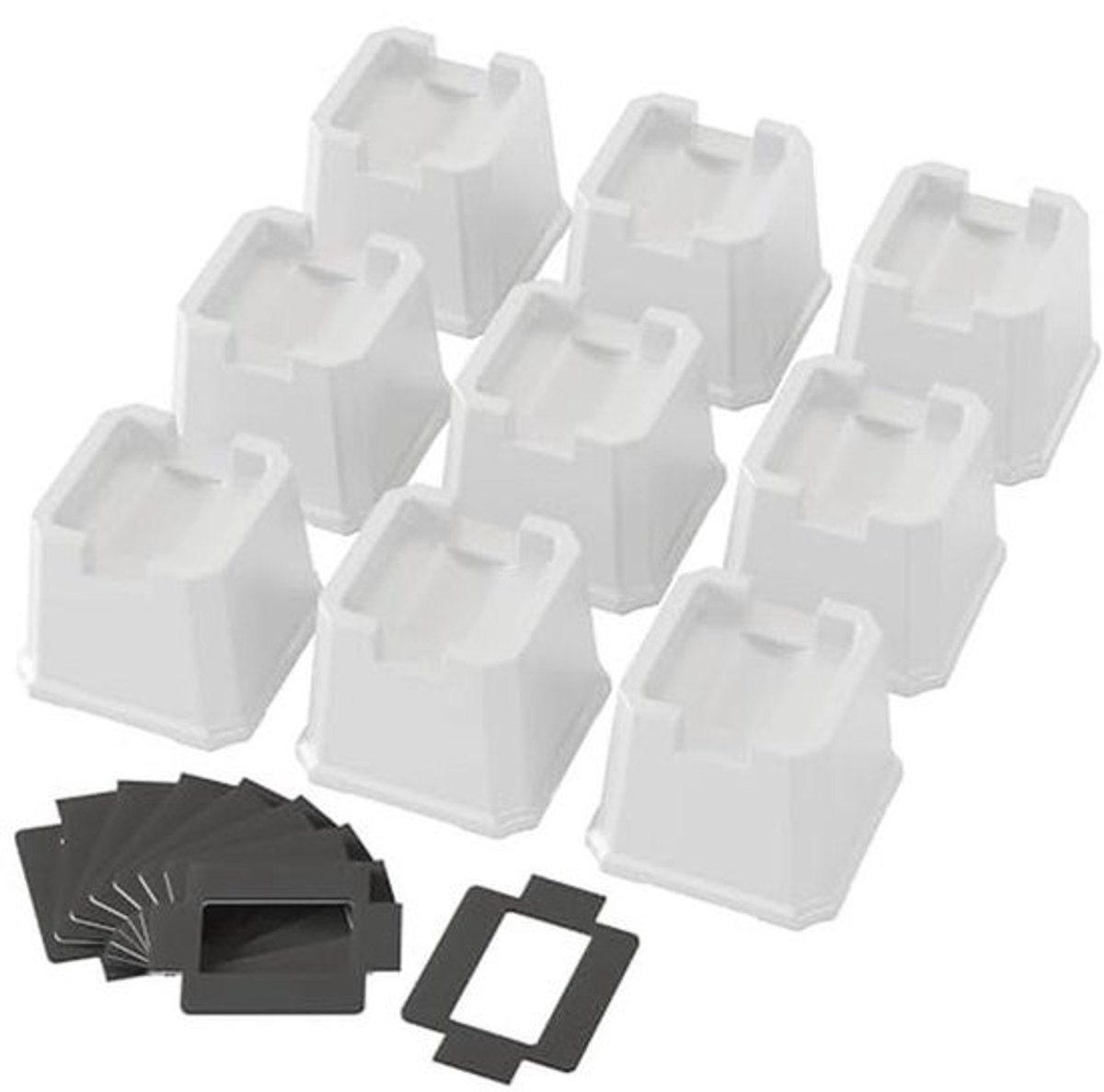 3 Inch heavy-duty bedverhogers voor meubels - Set van 9