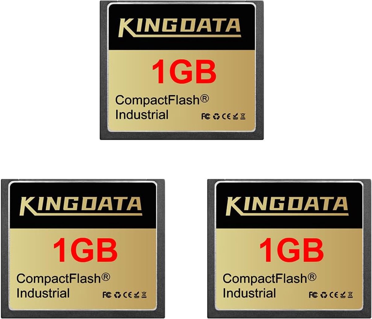FAT16 Type I Industriële Compact Flash-geheugenkaart 3 Pack 1 GB voor industriële apparatuur en digitale camera's - ShopVlot