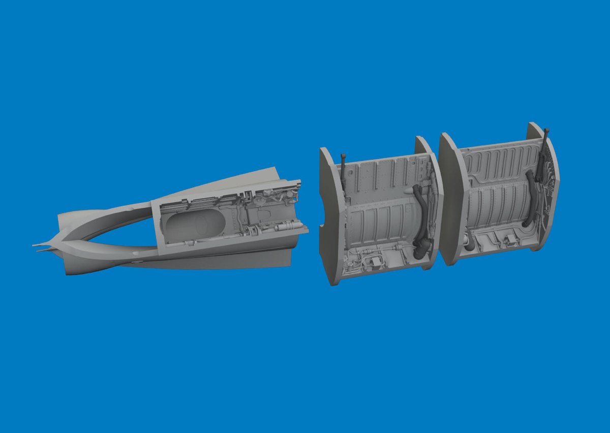 Eduard Modelbouwpakket - 6481172 PRINT - Wielkasten voor Mikoyan-Gurevich MiG-21F - Resin onderdeel - 1:48 - Modelbouw