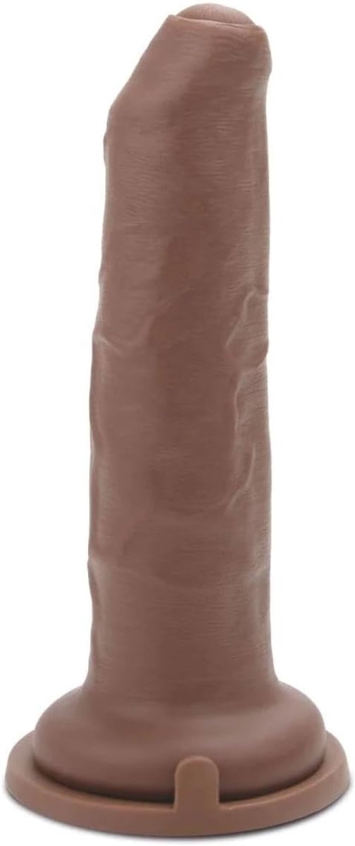 The 7 inch Ultra Uncut Cock, Realistic Caramel Dong with Powerful Suction Cup Base by Me You Us - ShopVlot