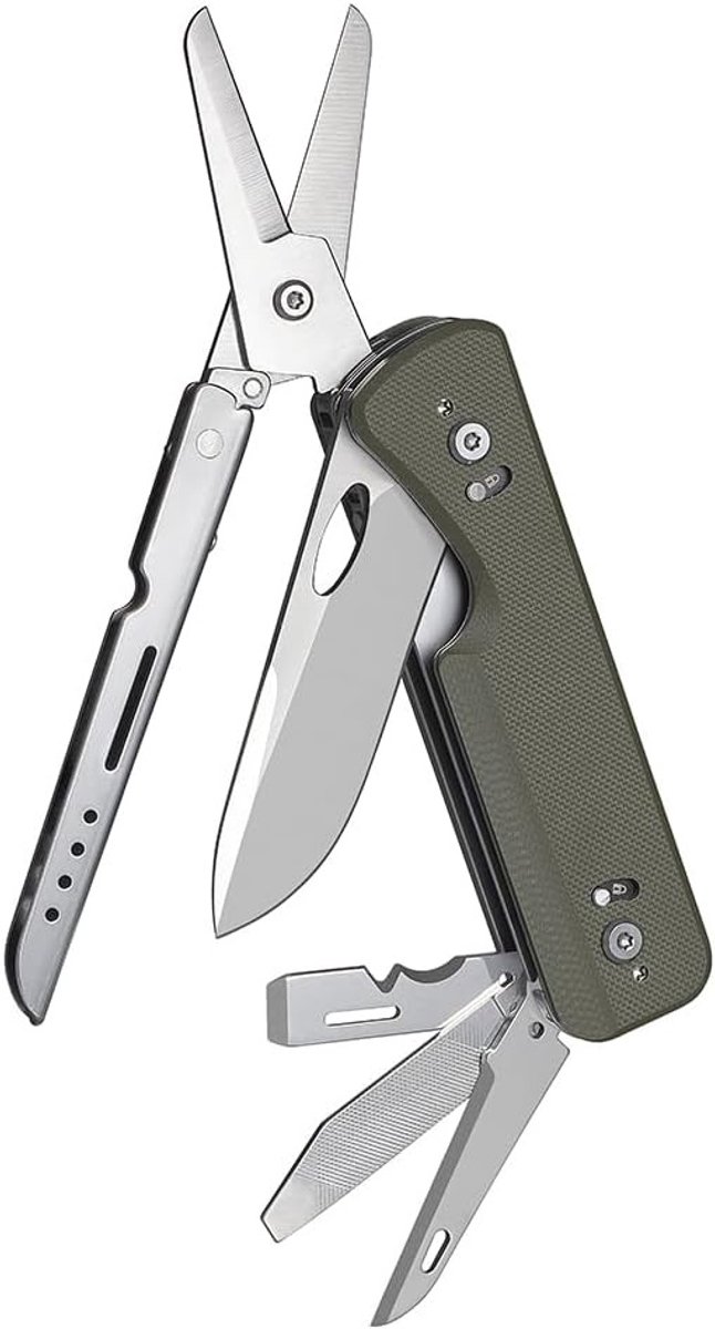 Flexibele Multitool met Grote Vaste Scharen - Ideaal voor Tuinieren, Knutselen en Hobbyprojecten