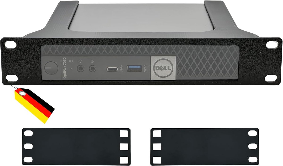 Netwerkkasthouder voor Dell Optiplex Micro 7050 7080 5070 7060 3040 9020 (rek), made in Germany, eenvoudige - ShopVlot