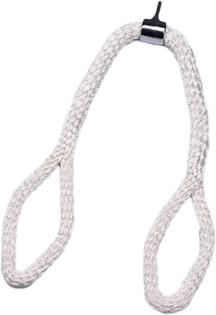 Tricepstouw - Fitnesskoord voor biceps - Krachttraining voor thuissport - Verdikt gevlochten nylon - 70 cm - Zwart