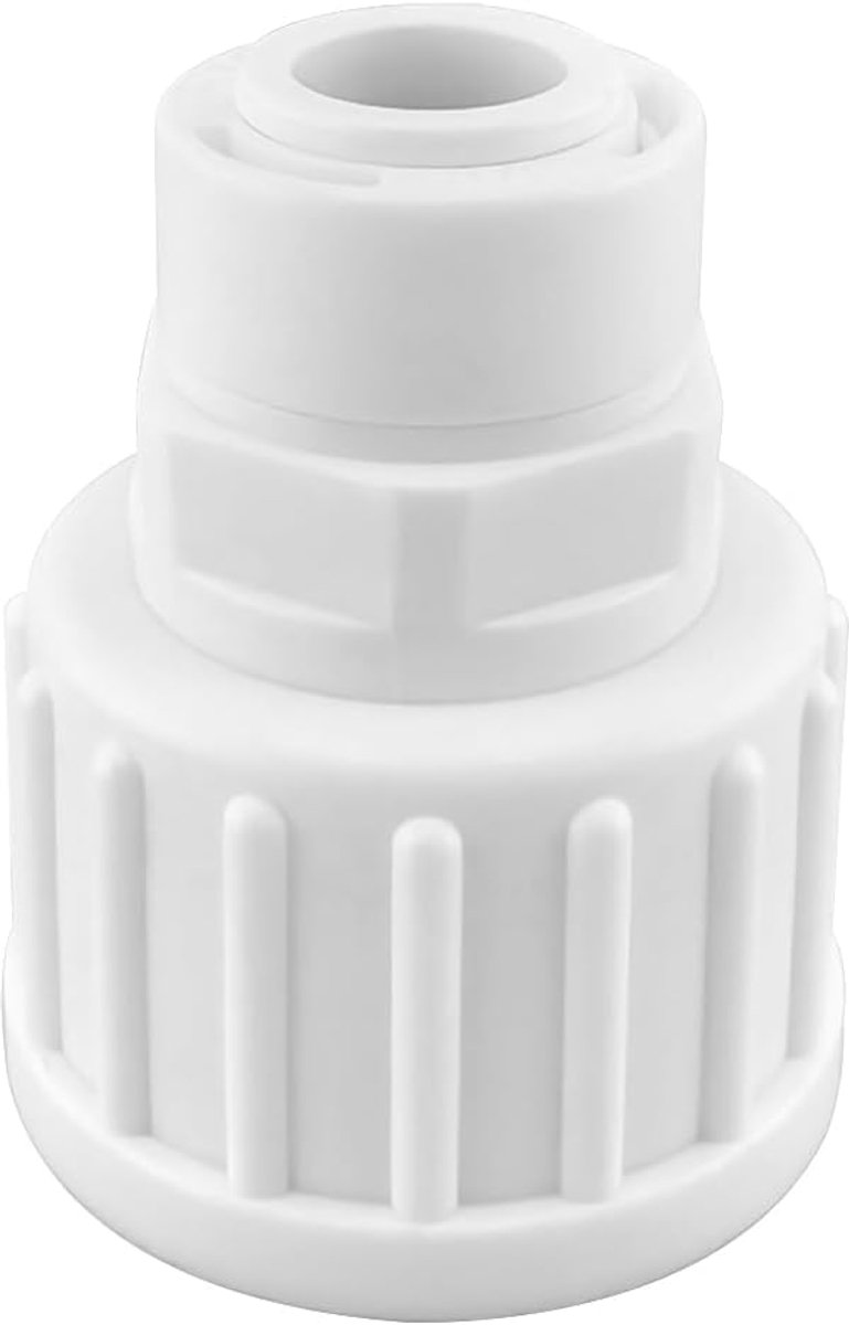 1 piece water quick release fitting, 3/4" female thread to 3/8" pushfit straight plug, adapter fitting connector for - ShopVlot