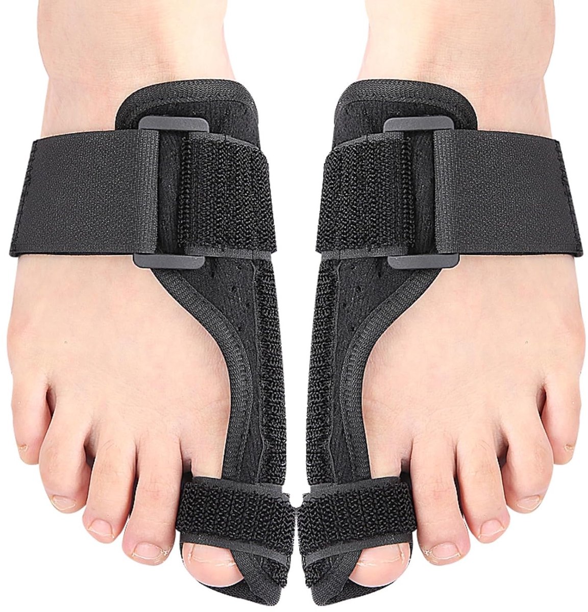 Corrector Grote Teen Stijltang Hamer Teen Bunion Pijnverlichting Hallux Valgus Corrector Bunion Splint Bunion Pads Toe Brace 2PCS 1 Links + 1 Rechts