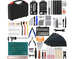 YOTINO Pack of 295 3D Printer Accessories, 3D Printing Tool Set with Nozzle Cleaning Kit, Deburring Tools, Pliers - ShopVlot