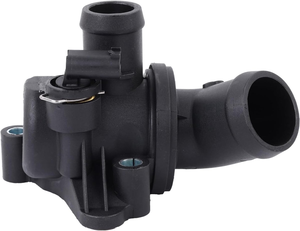 Coolant Thermostat with Seal and Sensor, Compatible with A-Class W169 B Class W245 Coolant Sensor Opening Temperature - ShopVlot