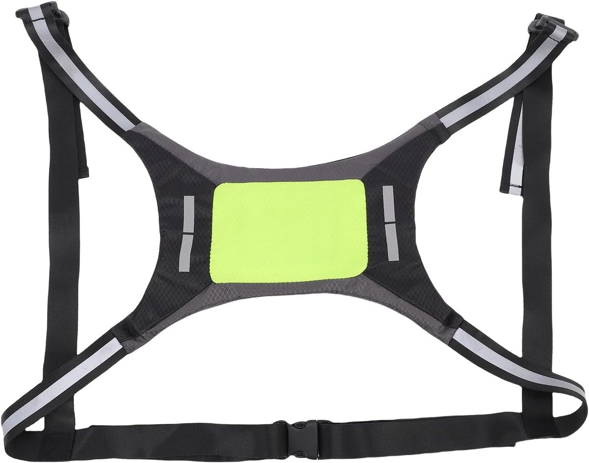 Reflecterend LED Veiligheidsvest voor Fietsen en Hardlopen, Optimaal Zichtbaar in het Donker, Geschikt voor Mannen en Vrouwen