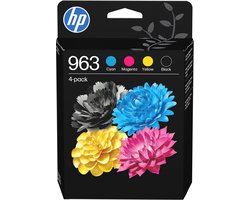 HP 963 - Inktcartridge kleur en zwart + Instant Ink tegoed