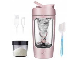 Elektrische Shakebeker 650 ml - Protein Shaker - Eiwit Shaker - Automatische Mixer Beker - 7000 rpm - USB-C Oplaadbaar - 1200mAh Accu - Met Poederbakje