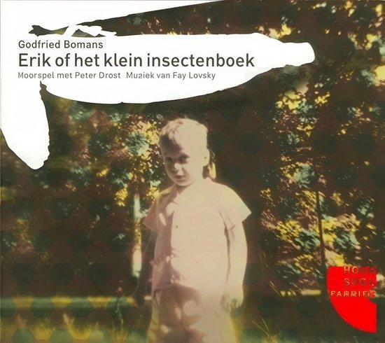 Livre 'Erik ou le petit livre des insectes' avec la photo d'un garçon.