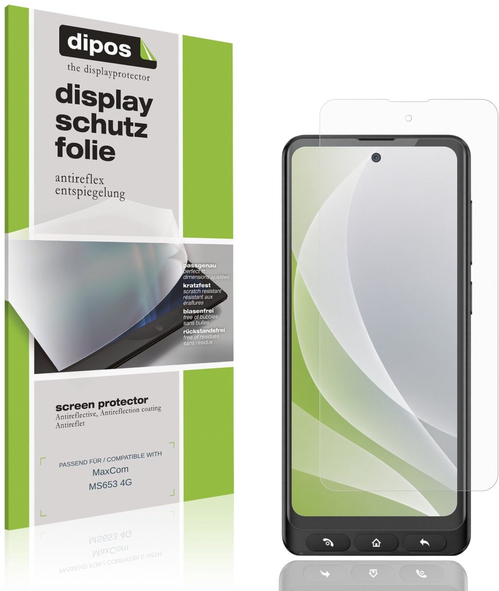 dipos – 4x Matte Beschermfolie geschikt voor MaxCom MS653 4G | Krasbestendige & antireflecterende Screenprotector Ultra-Thin