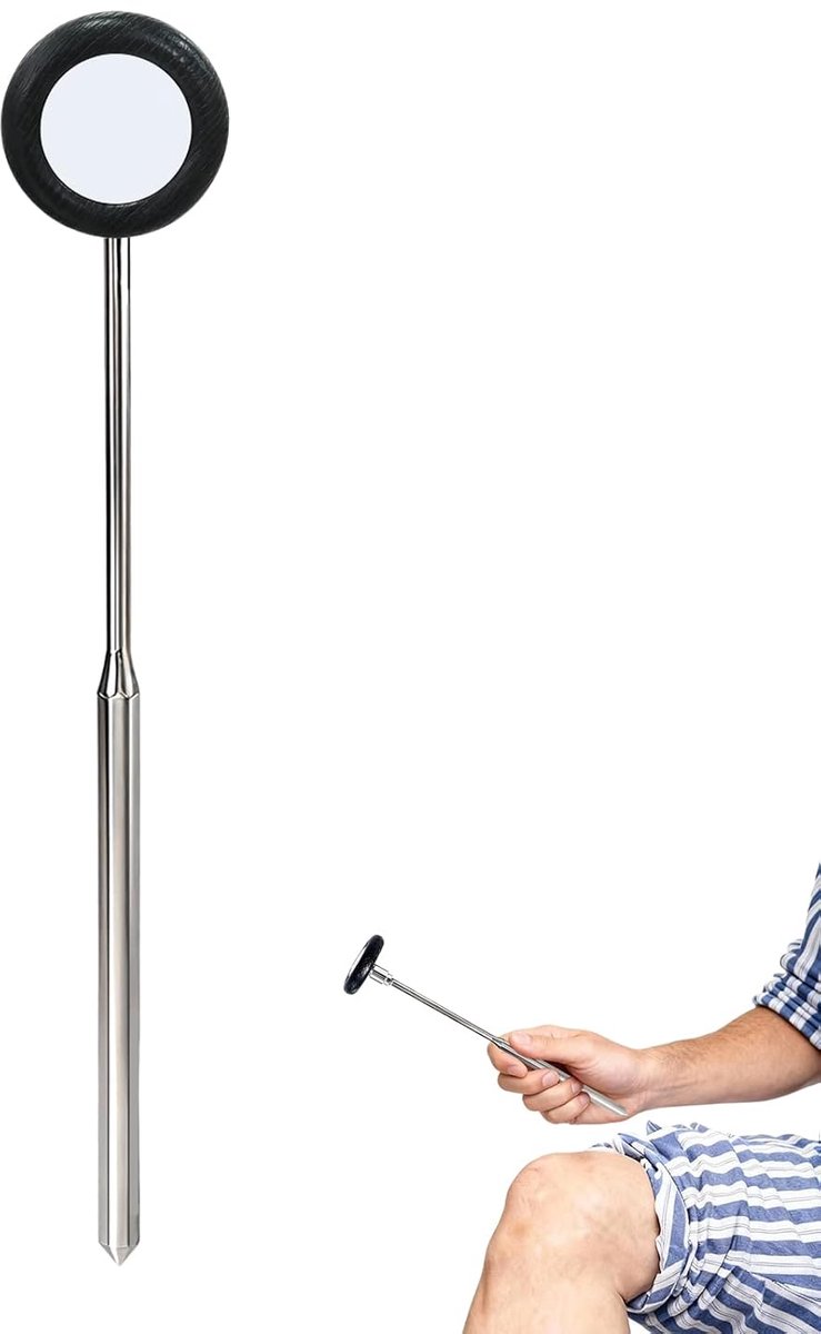 Professional reflex hammer made of chrome-plated stainless steel, 110 g, length 22 cm, suitable for neurological - ShopVlot