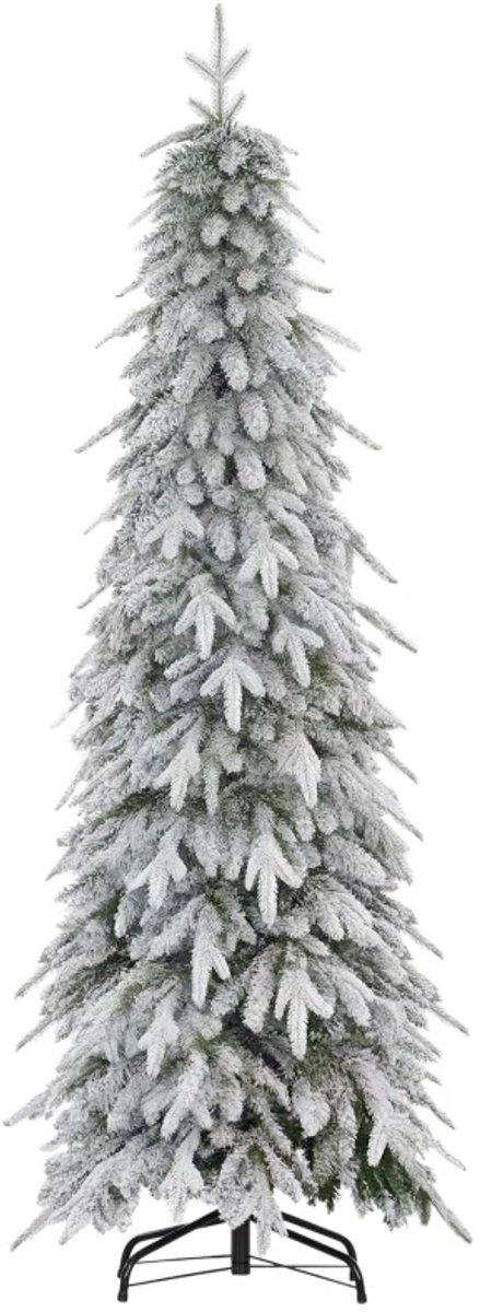 Kunstkerstboom - 180 cm - Zoals Echt - 600 Dichte Takken - Kunstsneeuw - Automatisch Openend