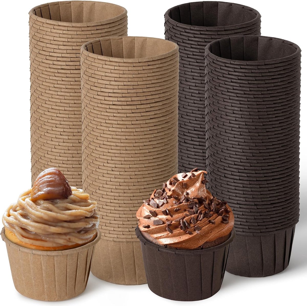 200 stuks papieren muffinvormpjes