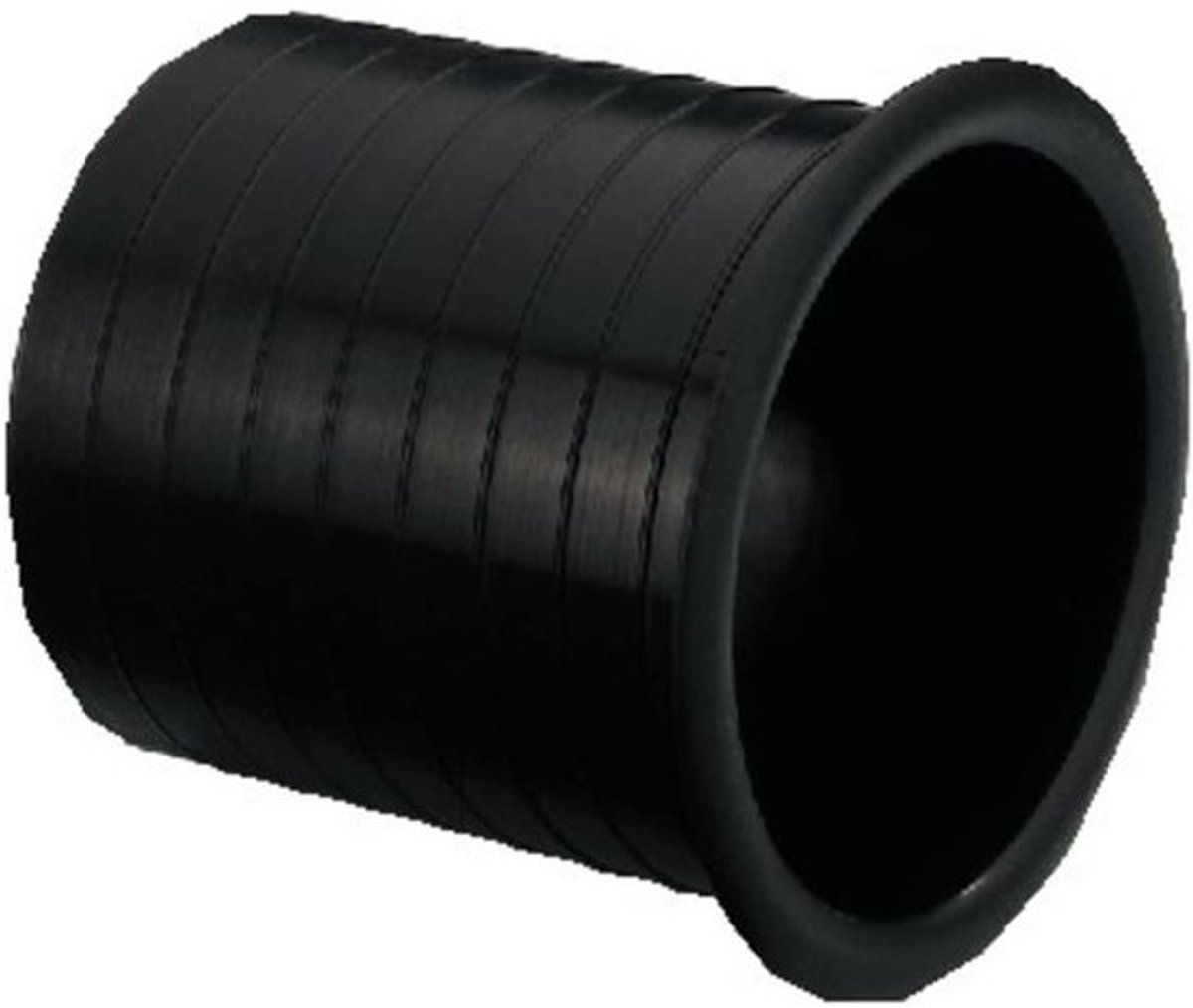 Bassreflexbuizen - Subwooferonderdeel - Voor audioverbetering - Zwarte kunststof - 99 x 114 mm - Zwart
