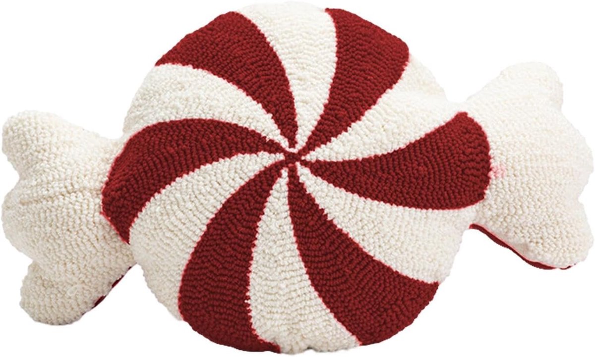 Kerstmis Kussen - Buitenaardige Sofa Kussen - Kussen Kussen - Candy Kussen - Borduwde Lenden Kussen - Kerstmis Candy Kussen - 50 * 30cm
