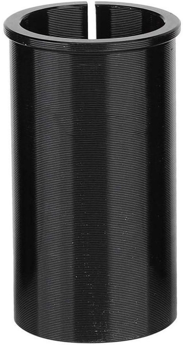 Aluminium adapter voor fietszadelpen - 27.2mm naar 33.9mm - zwart - mountainbike en racefiets - fietsaccessoire