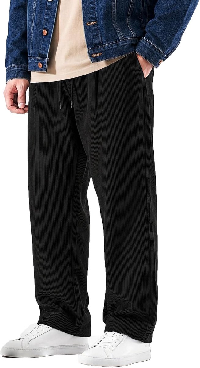 Corduroy broek voor heren, lange vrijetijdsbroek, chinobroek