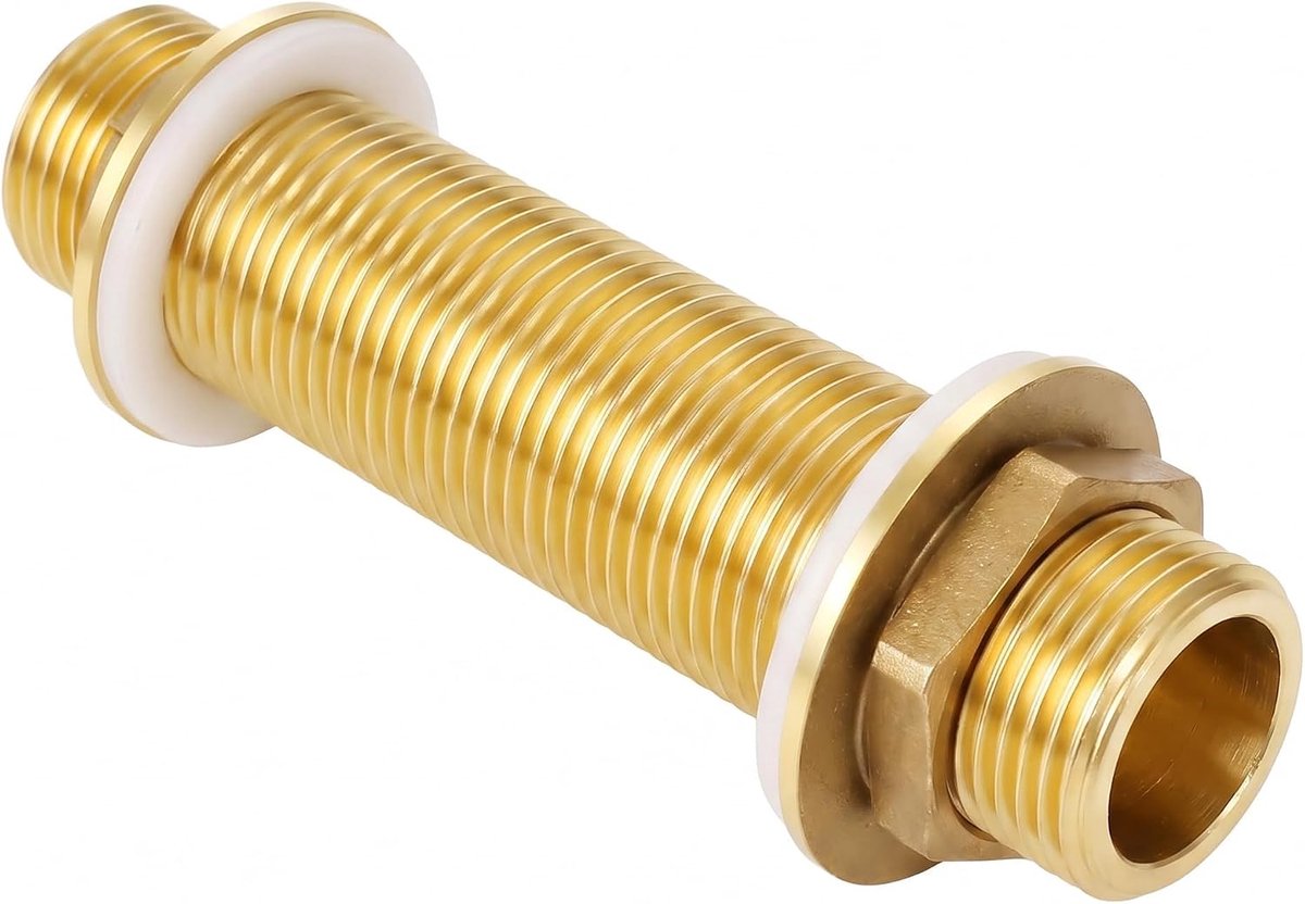 Tankdoorvoer G3/4 Schotdoorvoer 10cm voor Watertank en Regenton