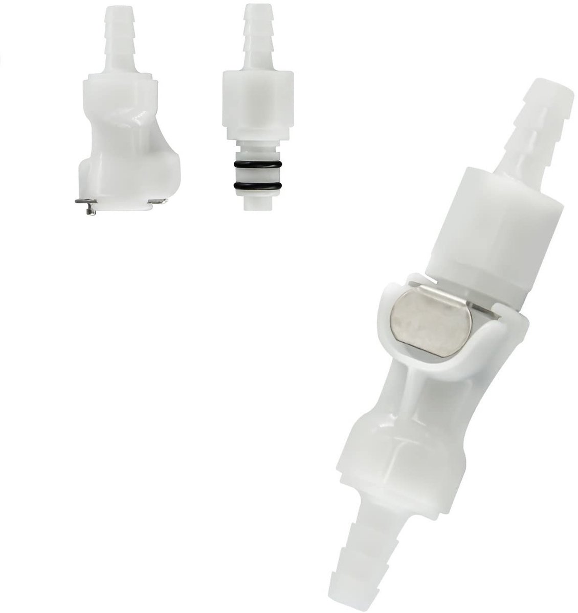 BBTUS 2 STKS 1/4 "3/8 "5/16 "Plastic Quick Connect Slangkoppelingen, Mannelijke Quick Connect Fittings - ShopVlot