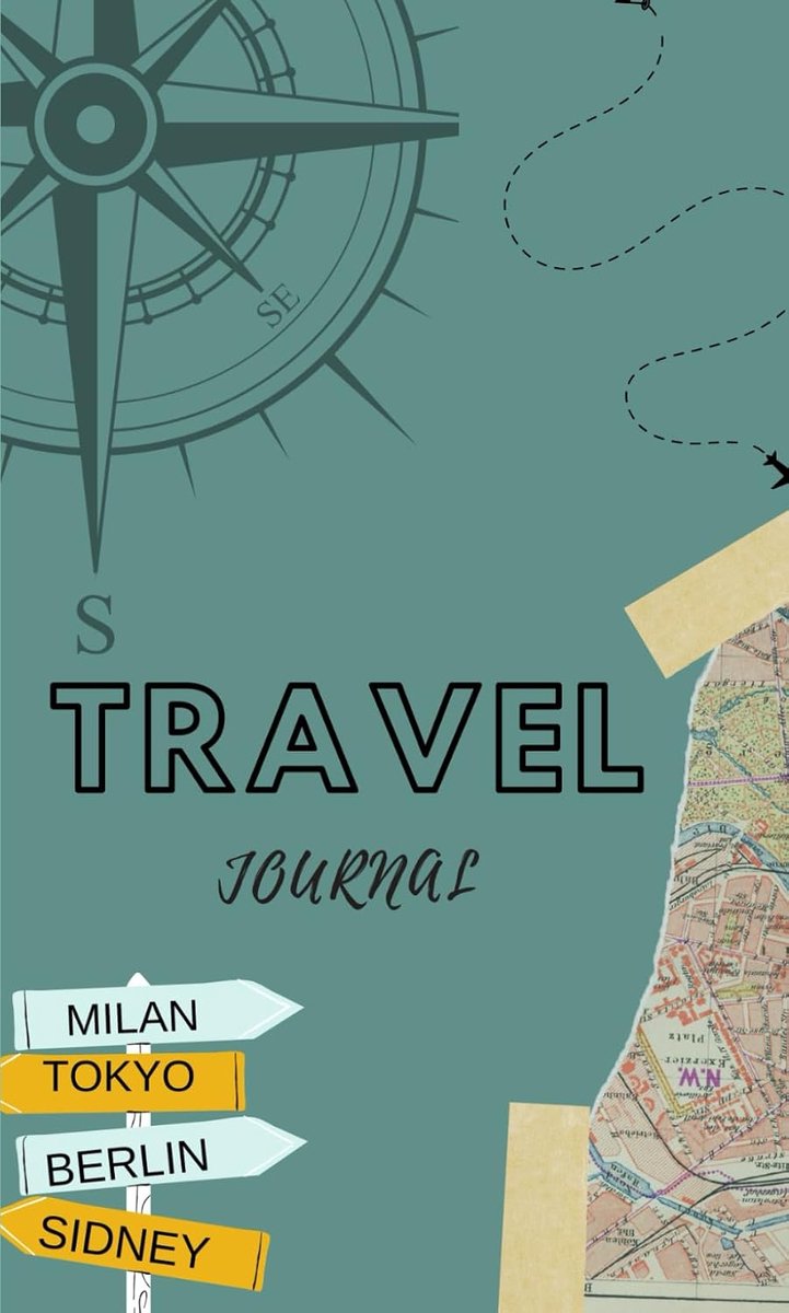 SnelShoppen - Travel Journal Lined Blank Softcover Notitieboek - 100 Pagina's - Perfect voor Reizen, Dagboek, Aantekeningen, Creatieve Schrijvers - Ha