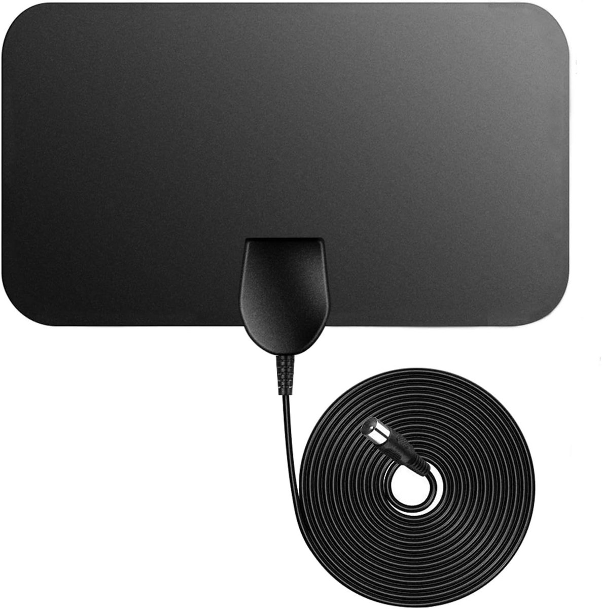 1 stks TV Antenne Nieuwste, Freeview Indoor,50 Miles Digitale TV Antenne 0.5mm Ultra Dunne HDTV DVB-T2 Antenne met 12 - ShopVlot