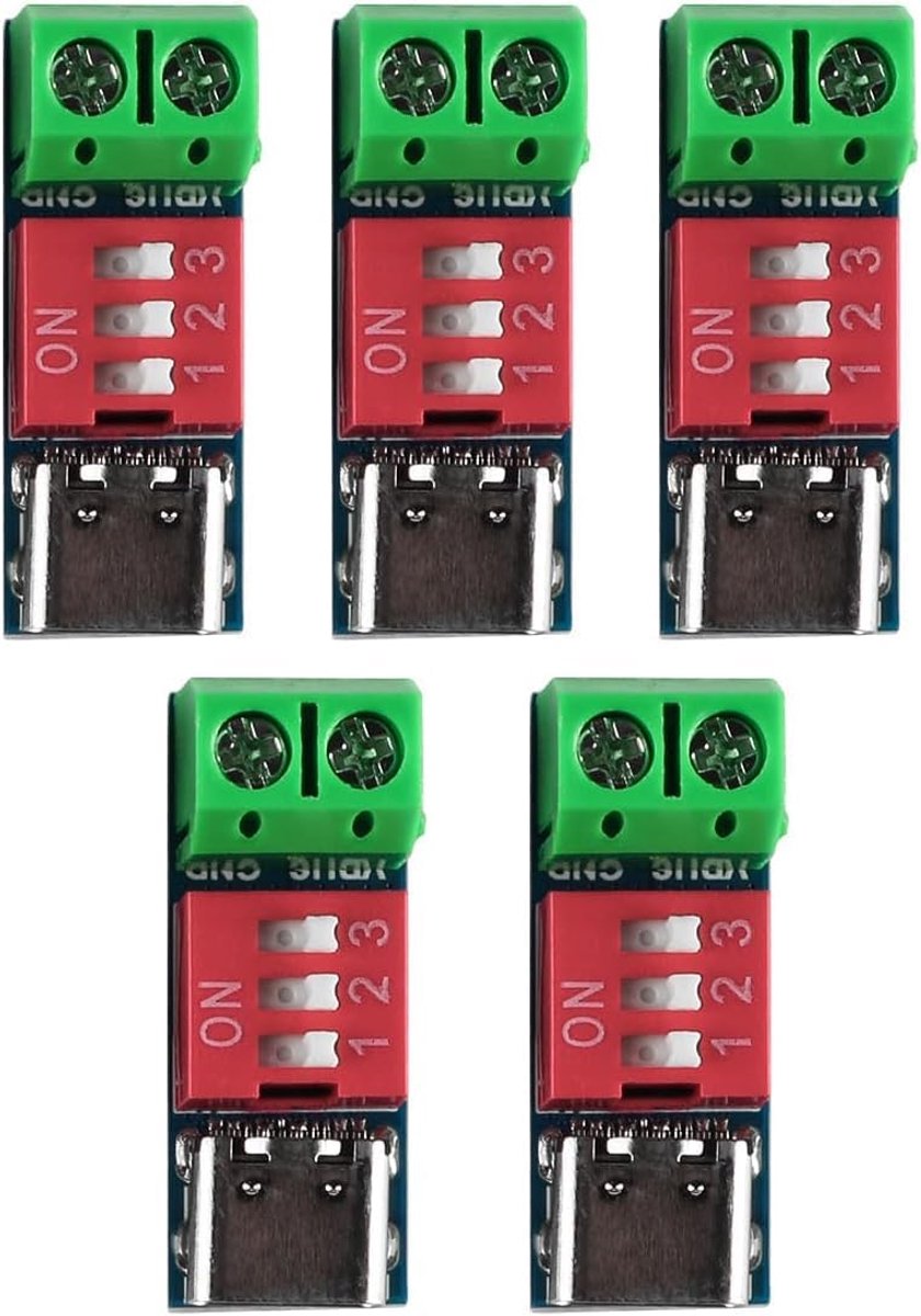 Stuk USB-C PD Trigger Board Module PD/QC Decoy Board voor snel opladen USB Type C naar 5V 9V 12V 20V Power Delivery - ShopVlot