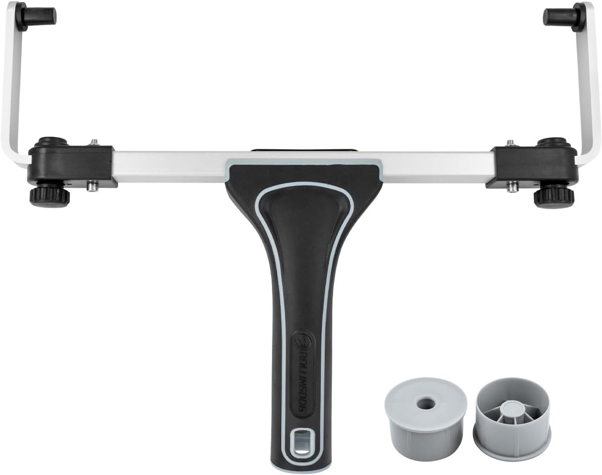 ROLLINGDOG Paint Roller Frame of 18 Inch - Adjustable Roller from 30cm to 18in for Large Surface Ceiling Epoxy Floor - ShopVlot
