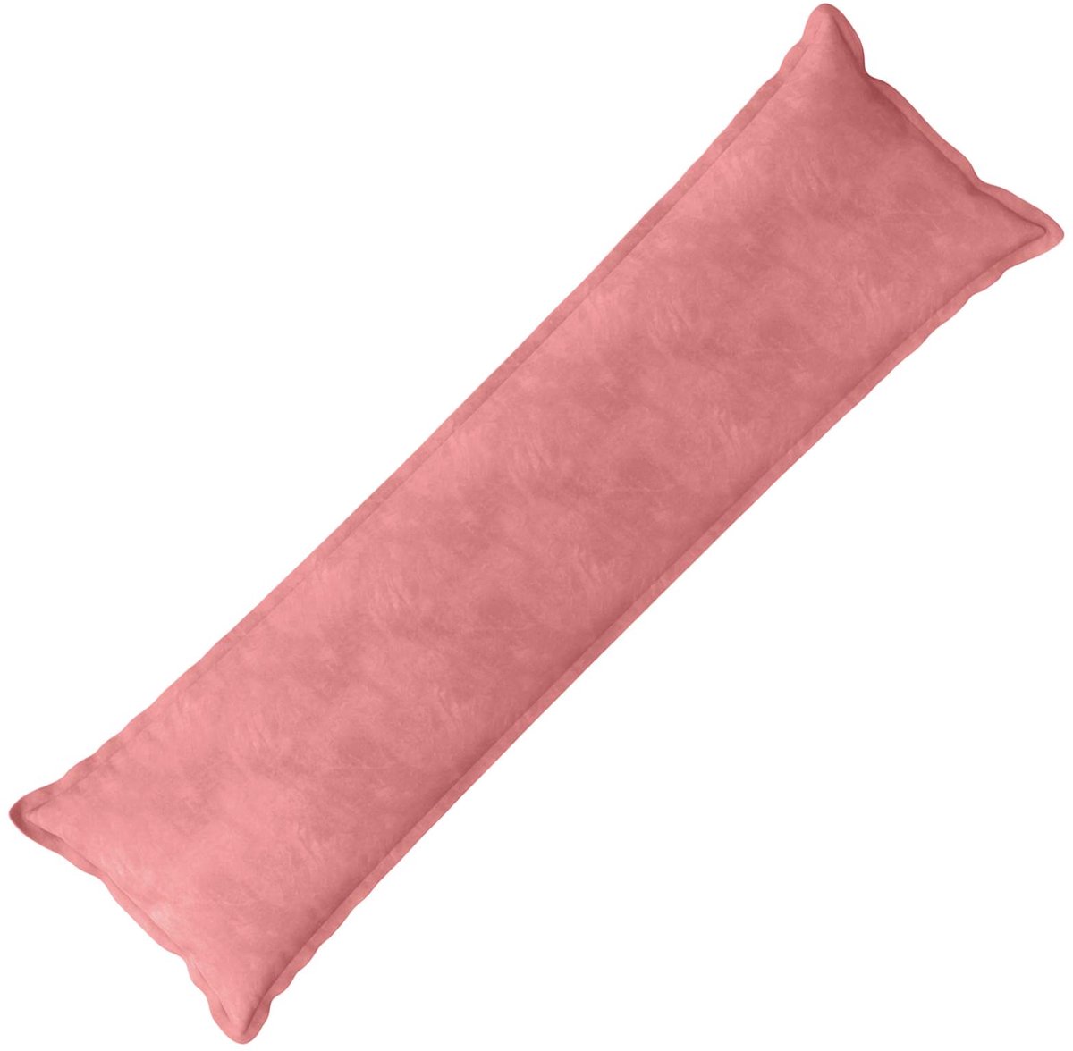 vidaXL Dekenkussen - HOUTEN - Roze - 40 - x - 145 - cm - fluweel