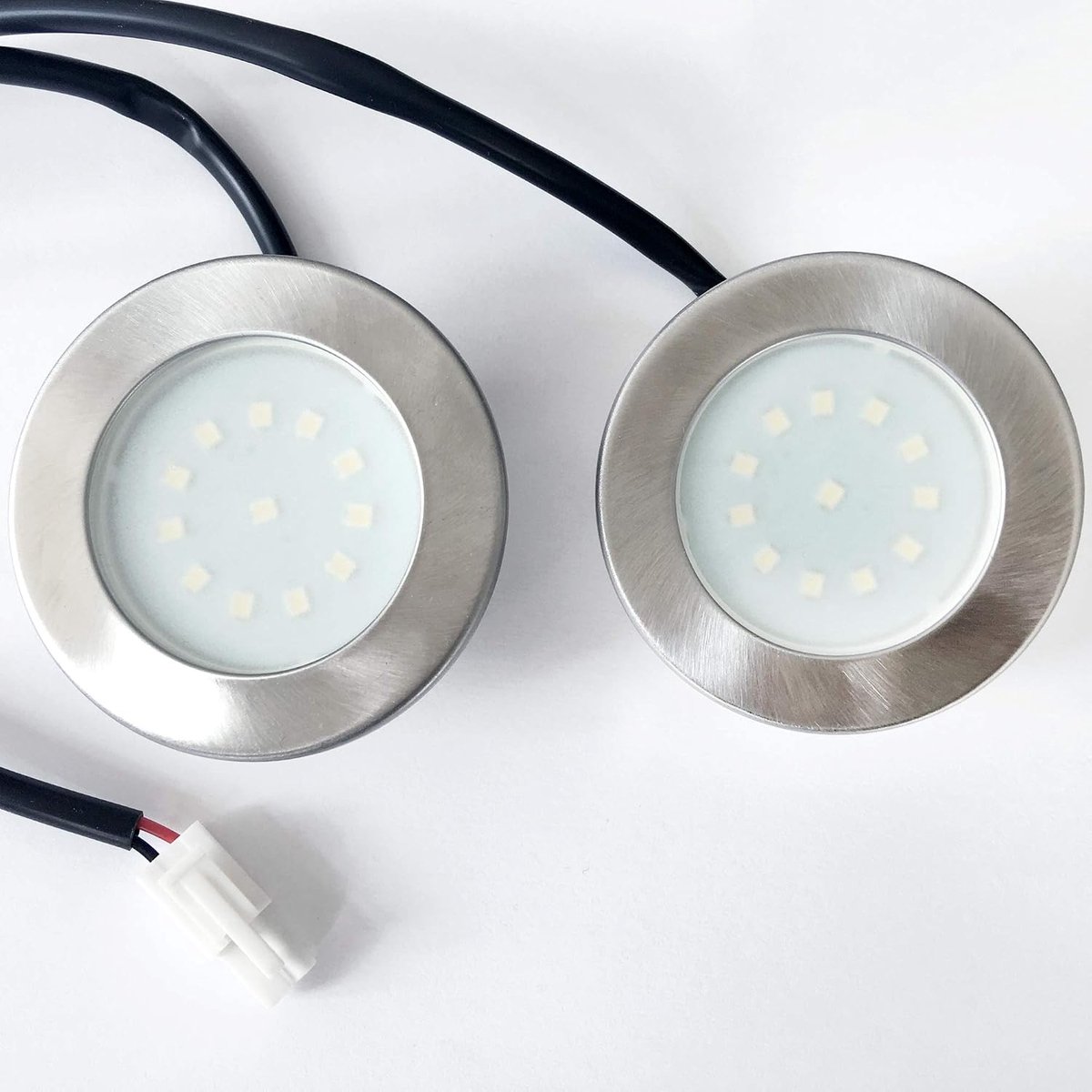 Set van 2 - VIESTA X15-KW LED-vervangingslamp 1,5W cool white voor afzuigkap uit de DHX-serie met kabel, LED-spot & verlichting