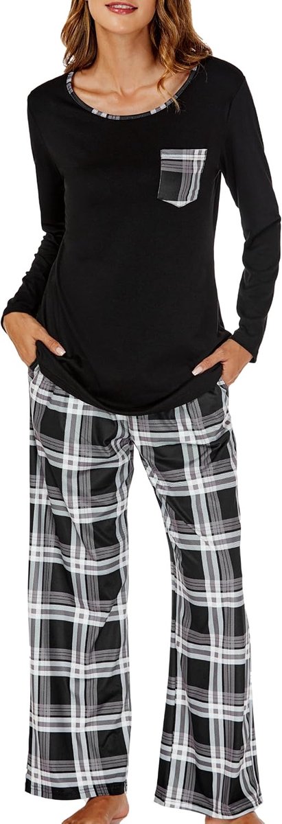 Pyjama dames lange mouwen pyjama dames lange set loungewear pyjama nachtkleding lange nachtkleding