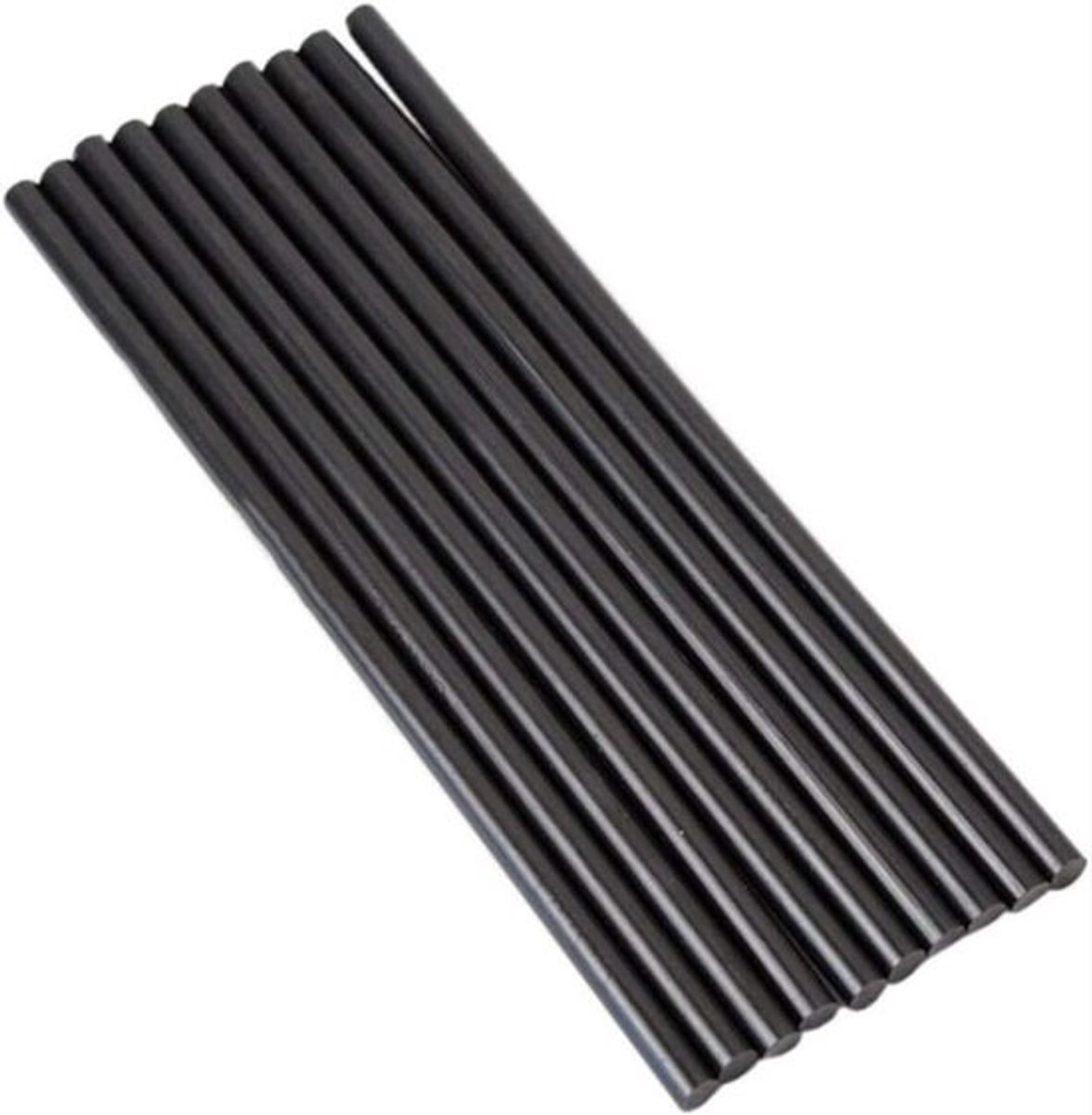 10 zwarte lijmsticks - Voor doe-het-zelf en kunsthandwerk - Smeltlijmstiften - Smeltplakstrips