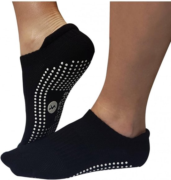 Antislip Sokken Unisex Zwart Maat XL - 2 Paar — afbeelding 2