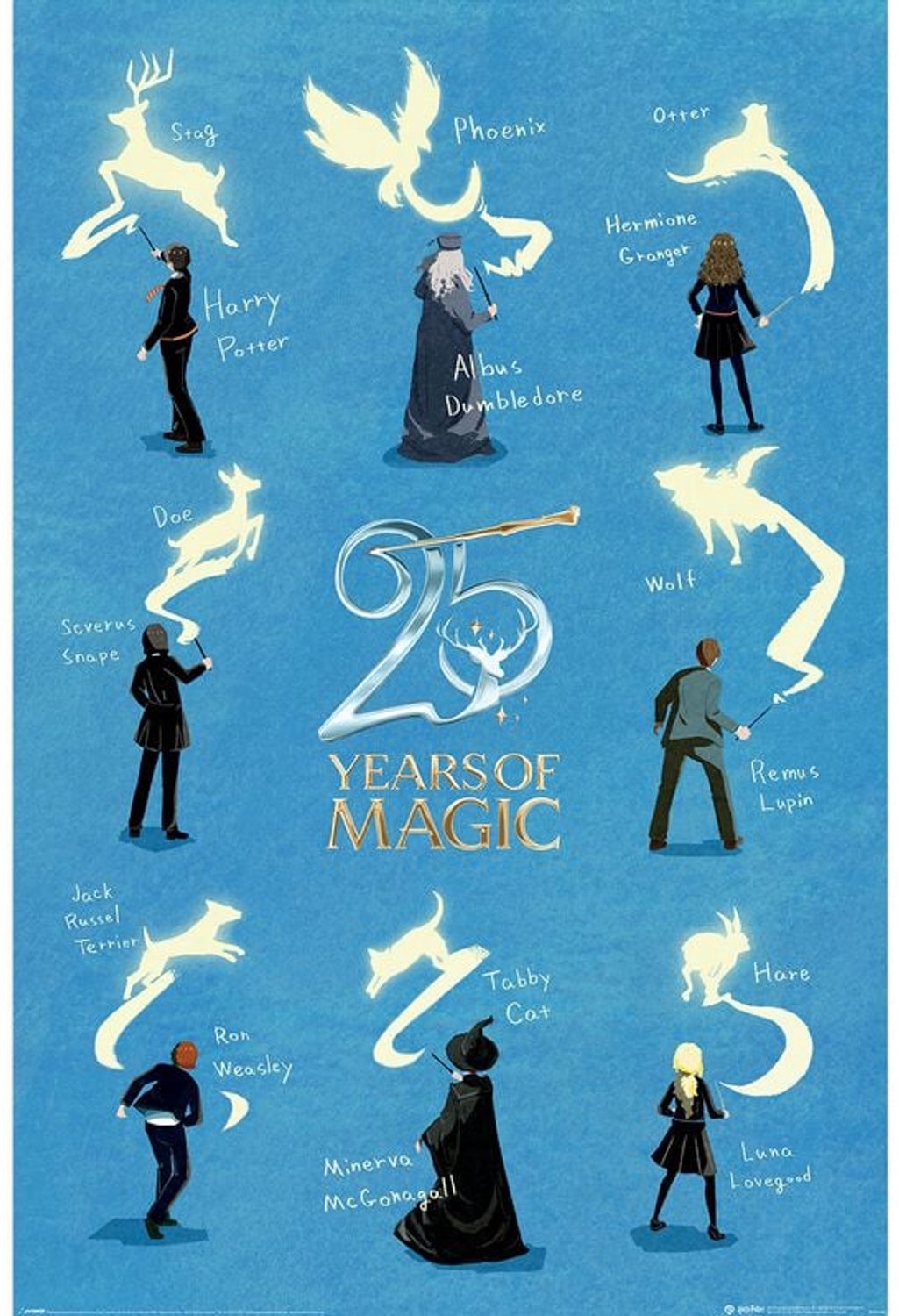 Harry Potter 25 Years Unisex Poster - meerkleurig - Standard multicolor